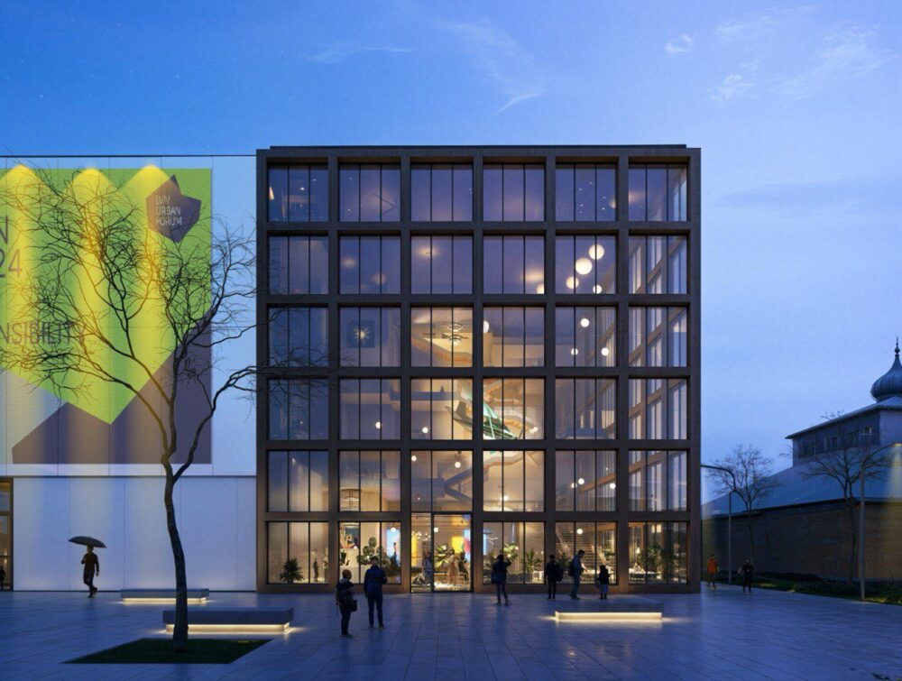 Проєкт майбутнього ТРЦ у Львові