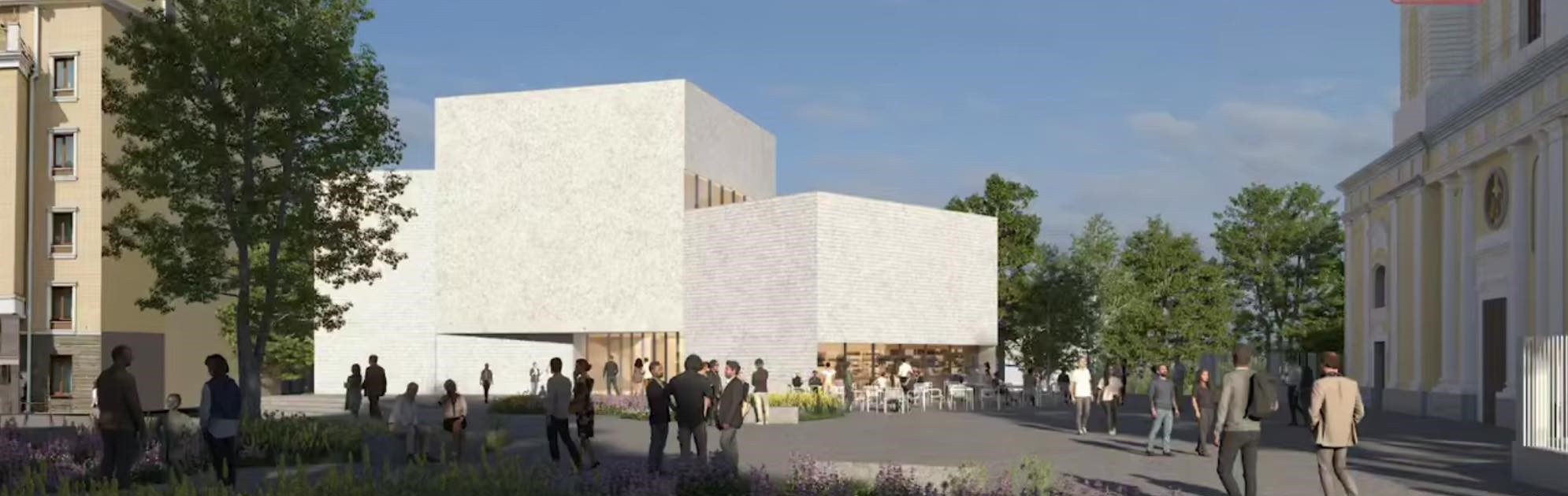 Вид з боку Конкатедрального собору