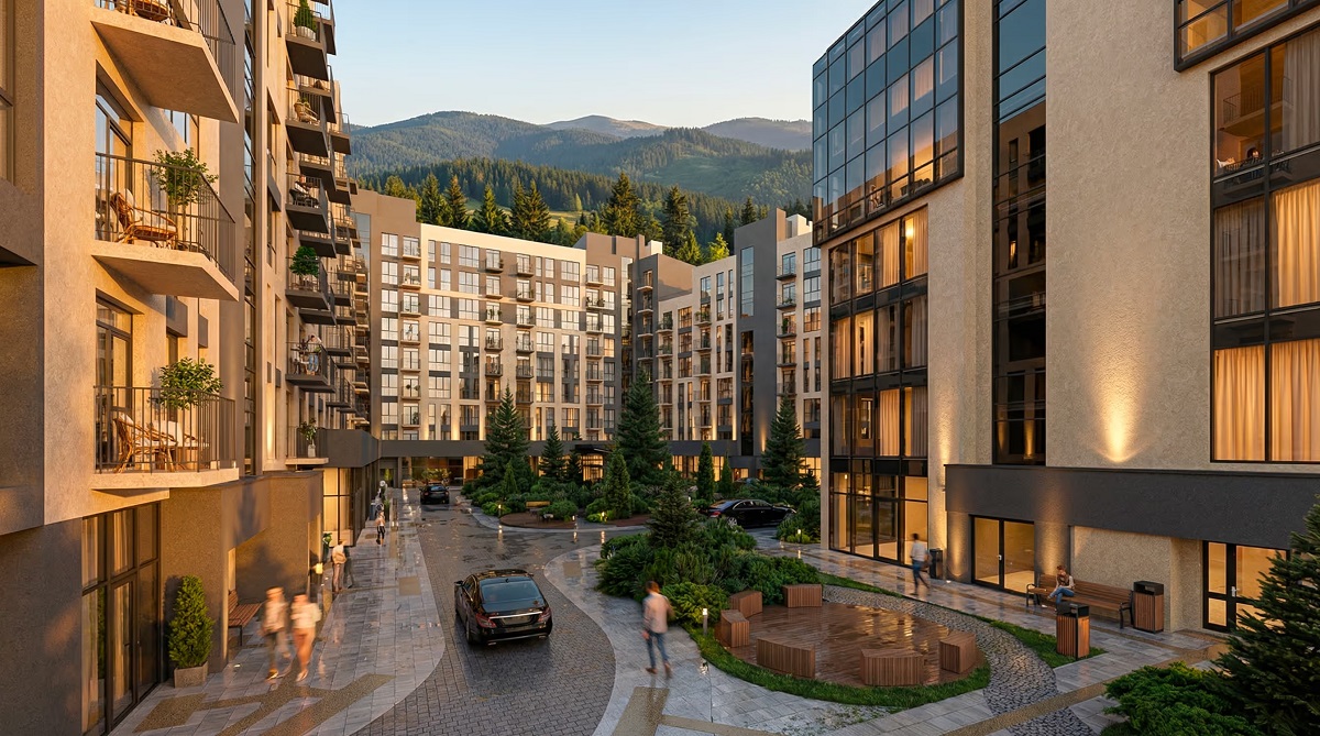 Рендер Skogur City