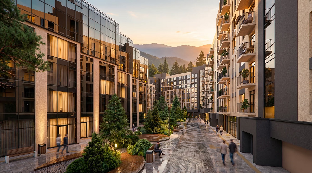 Рендер Skogur City