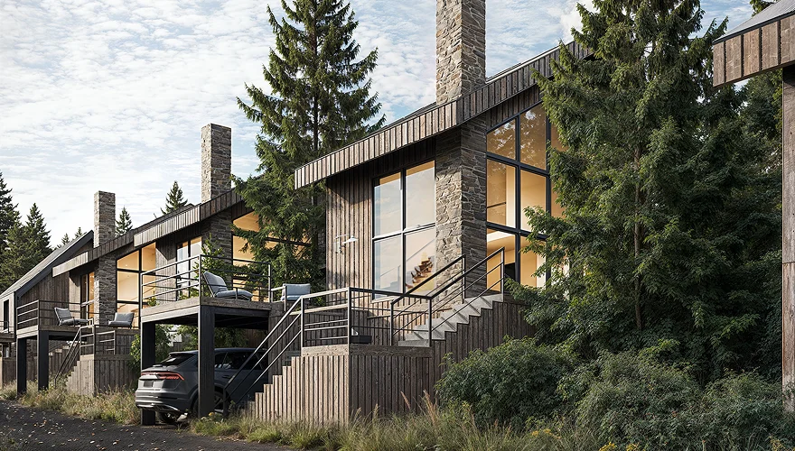 Лісові вілли з чаном